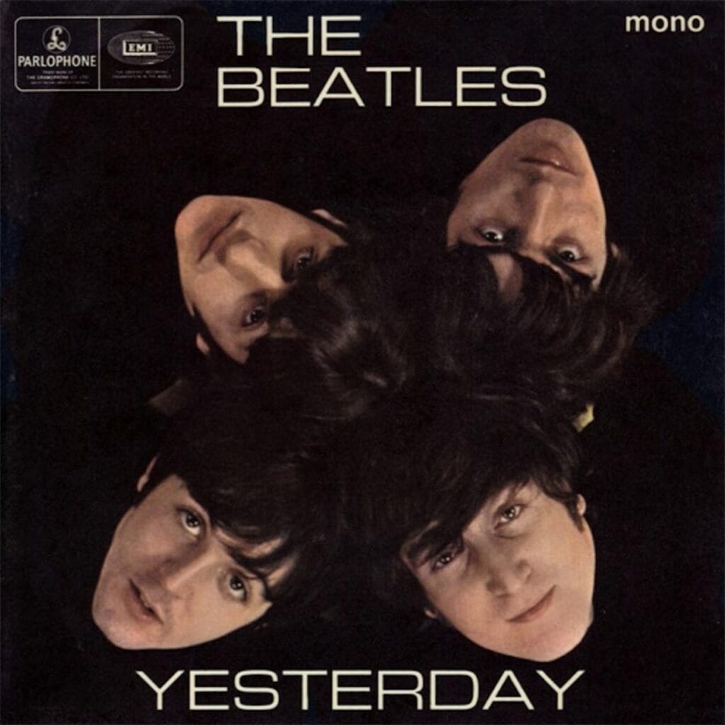 Carátula de Yesterday, de The Beatles, una de las canciones que generan más regalías mecánicas del mundo