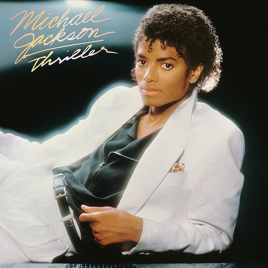 Portada del disco Thriller de Michael Jackson