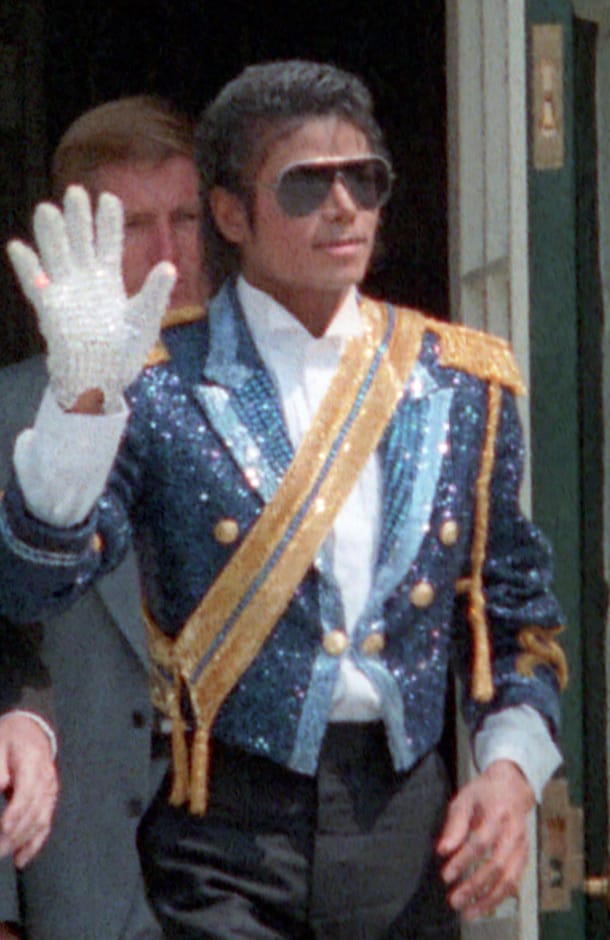 Michael Jackson en 1984 en la Casa Blanca