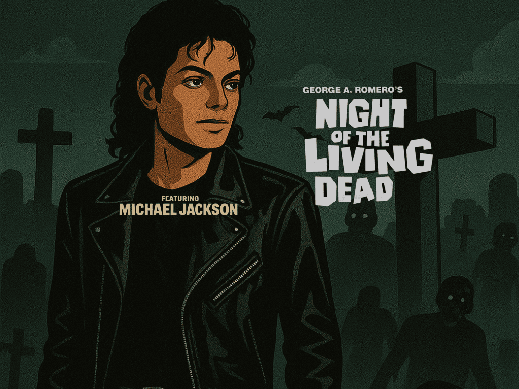 Michael Jackson in a Night of the Living Dead Poster
