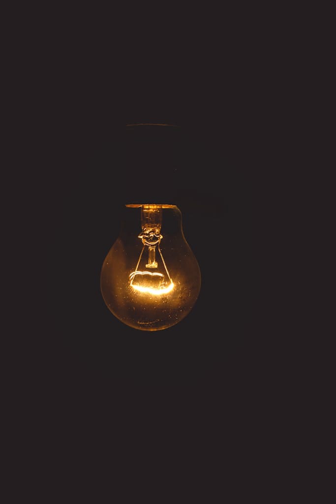 Bombilla que representa una idea, que puede llevar a un know-how