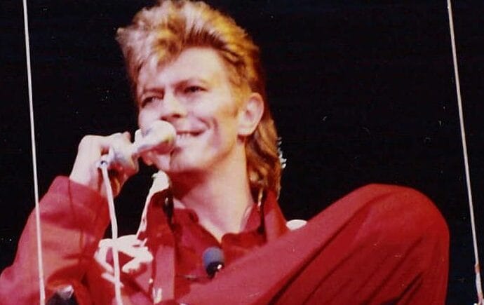 David Bowie, creador de los Bowie Bonds, fotografiado en 1987