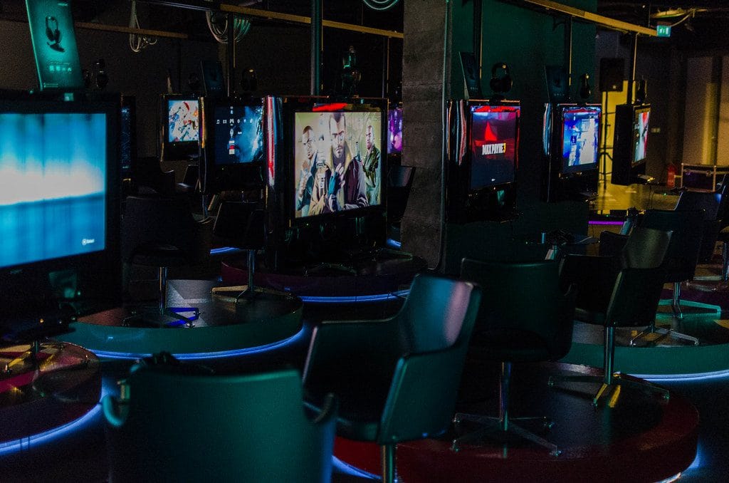 Local de alquiler de consolas donde se podían jugar videojuegos en los años 2000